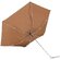 Зонт складной "Flat" коричневый