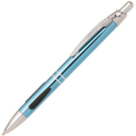 Ручка шариковая автоматическая "Lucerne" синий/серебристый