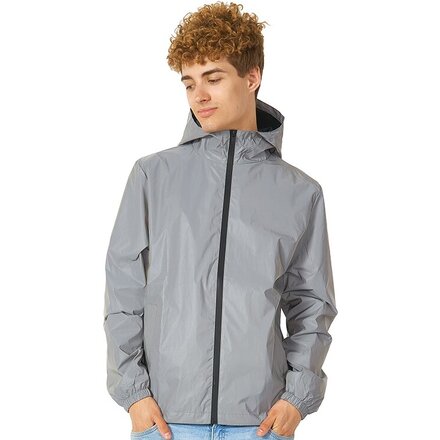 Ветровка светоотражающая 2XL, серебристый, размер 2XL