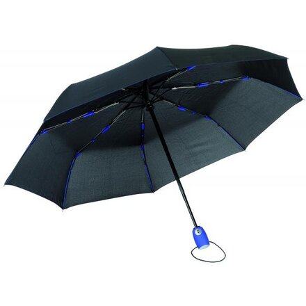 Зонт складной "Streetlife" черный/синий
