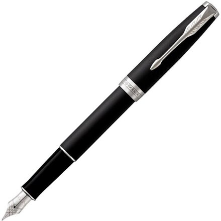 Перьевая ручка Parker Sonnet , Matte Black CT, перо: F, цвет чернил: black, в подарочной упаковке