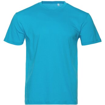 Футболка унисекс "STAN" 150, S, бирюзовый