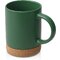 Кружка 450 мл с пробковым дном "Корк & Бон", глубокий зеленый