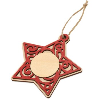 Подвеска деревянная «Звезда»