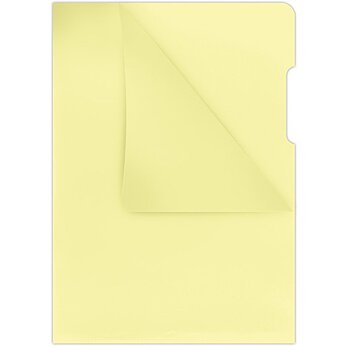 Папка-уголок "Donau", A4, 180 мк, желтый