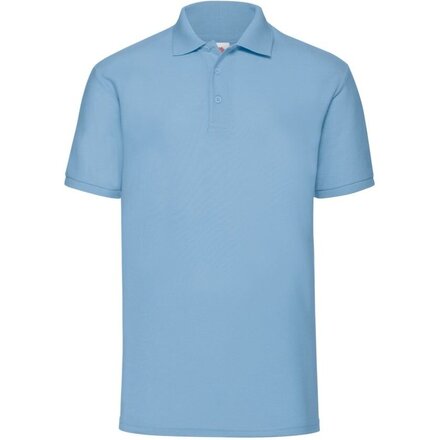 Рубашка-поло мужская "Polo" 180, M, голубой