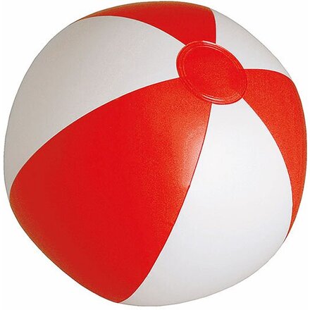 Мяч пляжный "Sunny" красный/белый