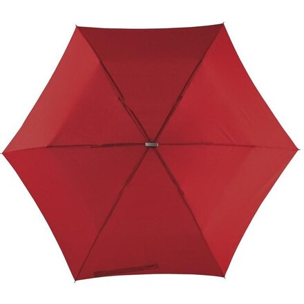 Зонт складной "Flat" темно-красный