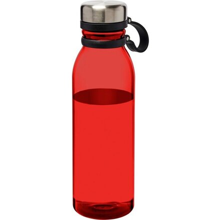 Бутылка для воды "Darya" прозрачный красный/серебристый