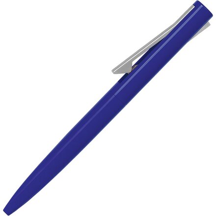 Ручка шариковая автоматическая "Samurai" синий/серебристый