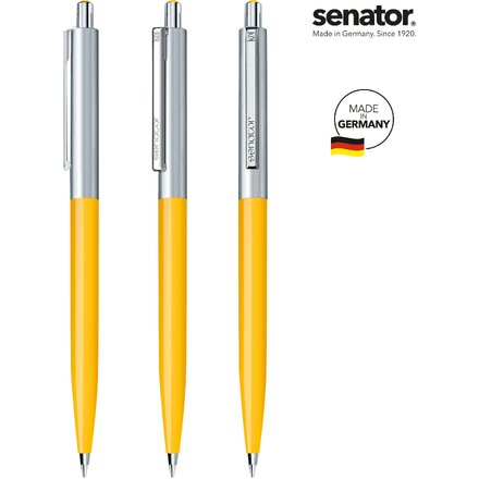 Ручка шариковая автоматическая "Point metal" желтый