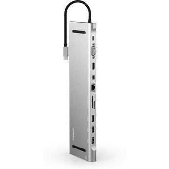 USB-хаб "Type-C Station" серебристый