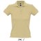Рубашка-поло женская "People" 210, XL, песочный