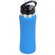 Бутылка для воды "Коста-Рика" голубой/черный/серебристый