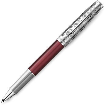 Ручка-роллер Parker Sonnet Premium Refresh RED CT, стержень: F, цвет чернил: black, в подарочной упаковке