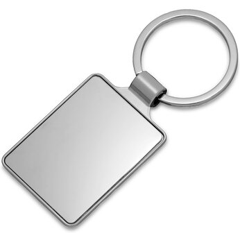 Брелок "Light Steel Rct", серебристый