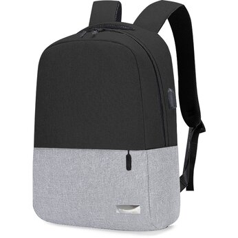 Рюкзак для ноутбука "Burban", черный/серый