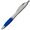 Ручка шариковая автоматическая "St.Peterburg" серебристый/синий