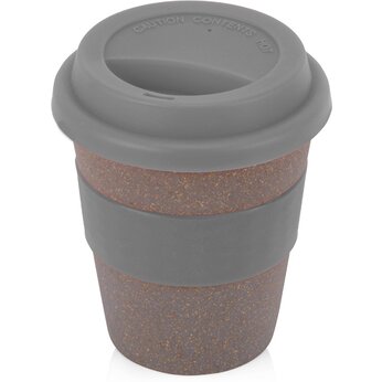 Стакан "Cafe" серо-коричневый/серый