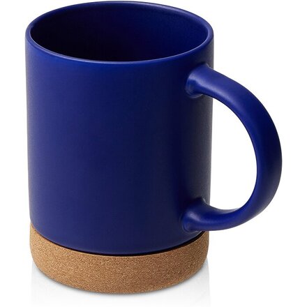 Кружка 450 мл с пробковым дном "Корк & Бон", глубокий синий