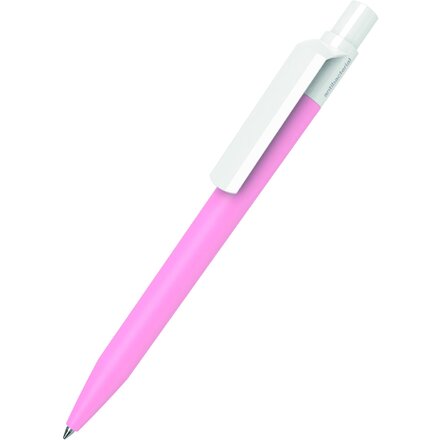 Ручка шариковая автоматическая "Dot MATT CB AB Antibacteria" светло-розовый/белый