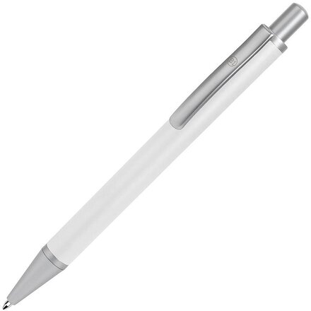 Ручка шариковая автоматическая "Classic" белый/серебристый