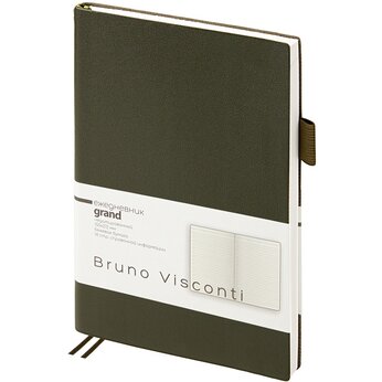 Ежедневник недатированный А5 "Grand", темно-зеленый