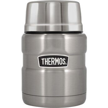 Термос для еды "Thermos SK3000" с ложкой, серебристый