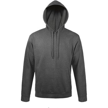 Толстовка мужская "Snake" с капюшоном 280, M, темно-серый меланж