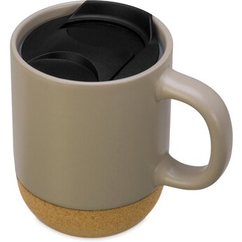 Кружка  с крышкой "Denpasar" бежевый/натуральный