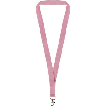 Ланьярд с карабином, пыльно-розовый