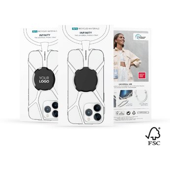 Ремешок-держатель для телефона "Infinity", черный