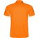 Рубашка-поло мужская "Monzha" 150, L, неоновый оранжевый