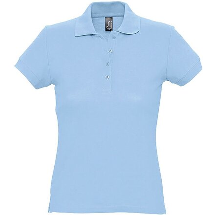 Рубашка-поло женская "Passion" 170, S, голубой