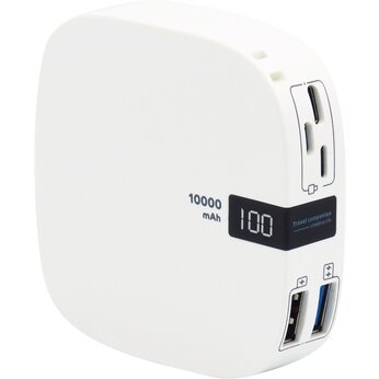 Зарядное устройство Power Bank "Revil" 10000 мАч, белый