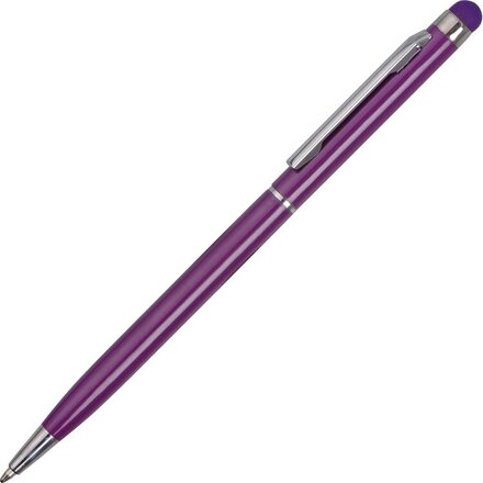 Ручка шариковая автоматическая "Jucy" фиолетовый/серебристый