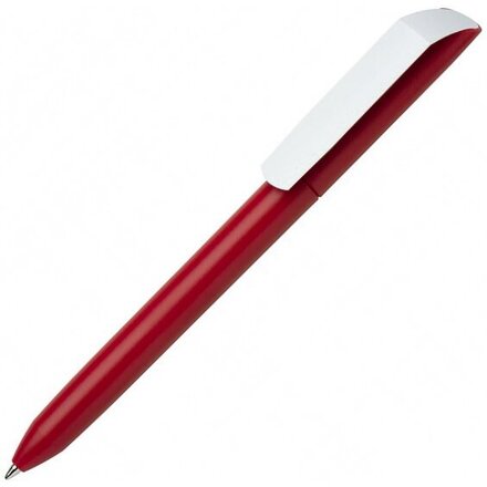 Ручка шариковая автоматическая "Flow Pure MATT CB" красный/белый