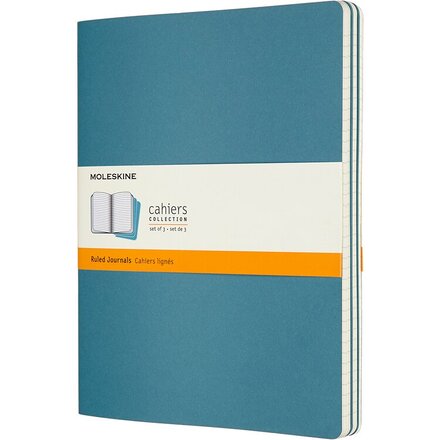 Блокнот "Cahier Journal Xlarge" 3 шт., голубой