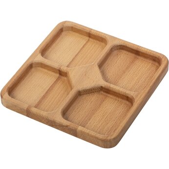 Менажница "Snacks" коричневый