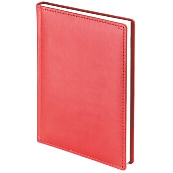 Ежедневник недатированный «Velvet» А4,  красный