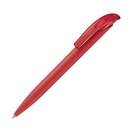 Ручка шариковая автоматическая "Challenger Soft Touch" красный