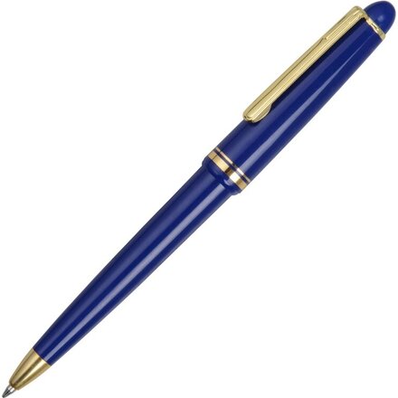 Ручка шариковая автоматическая "Анкона" синий/золотистый