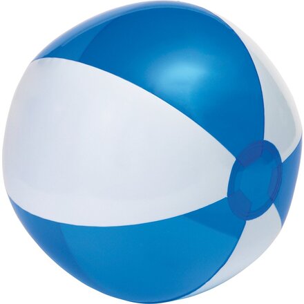 Мяч пляжный "Ocean" белый/прозрачный синий