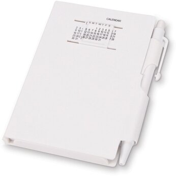 Записная книжка "Альманах" с ручкой, белый