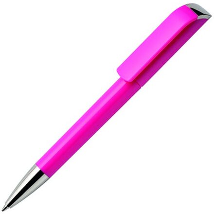 Ручка шариковая автоматическая "Tag C CR" розовый/серебристый