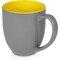 Кружка "Gracy" серый/желтый