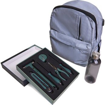 Набор подарочный: рюкзак "Reflector", набор "Deli Home", бутылка для воды "Rill"