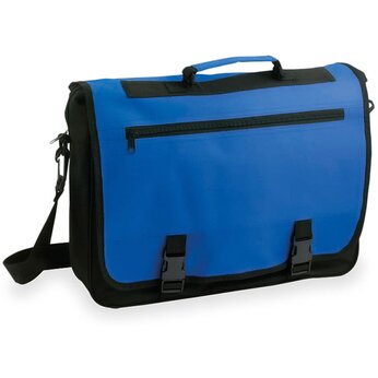 Сумка-кейс для документов "VERSE" на ремне, синий/черный