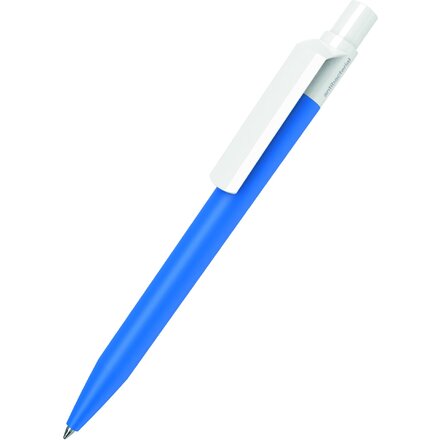 Ручка шариковая автоматическая "Dot MATT CB AB Antibacteria" светло-синий/белый