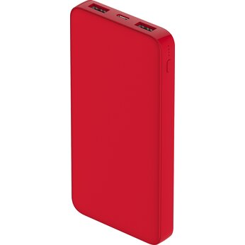 Зарядное устройство Power Bank "Polus" 10000 мАч, красный
